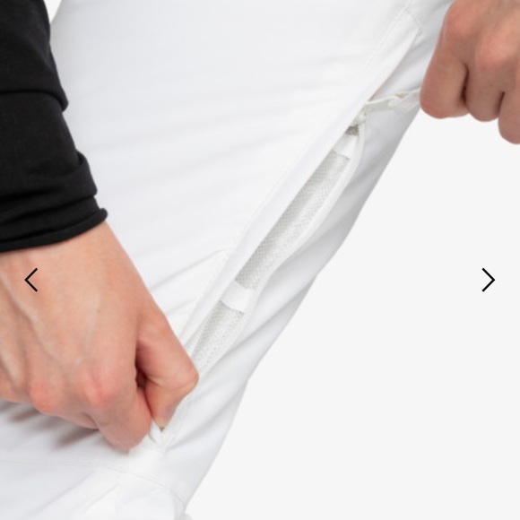 Roxy Ski Snowboard Backyard Pant White - Picture 5 of 12